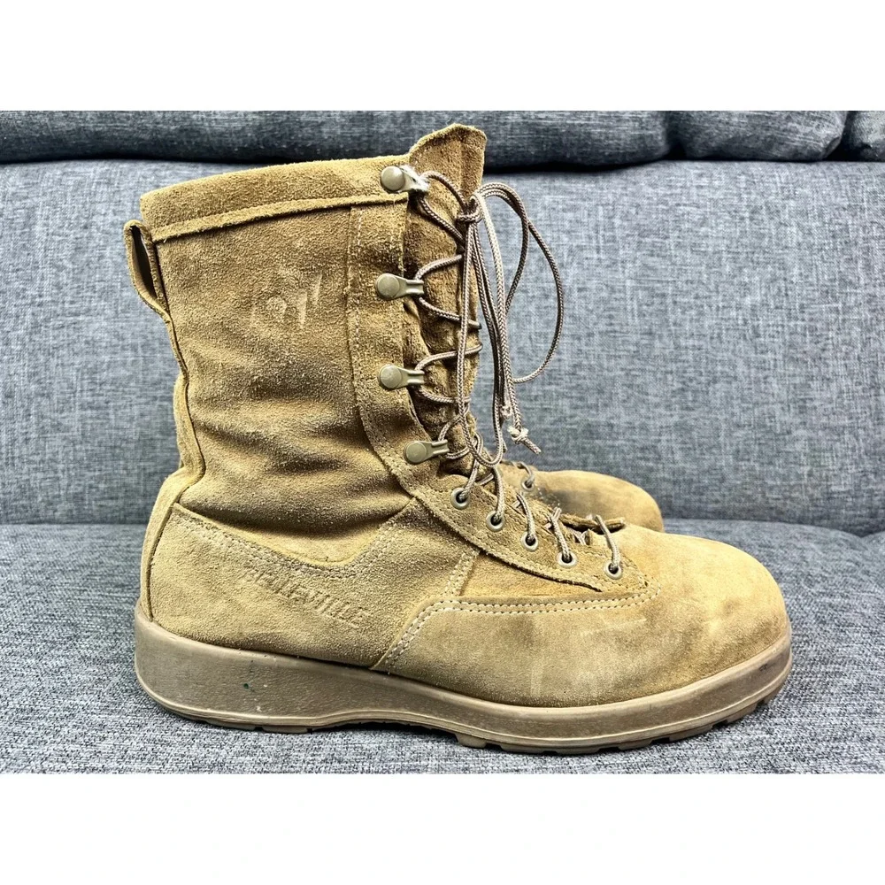 Belleville C775ST Mens 12.5 R Gore-Tex 600g Insulated Steel Toe Combat Boots Tan